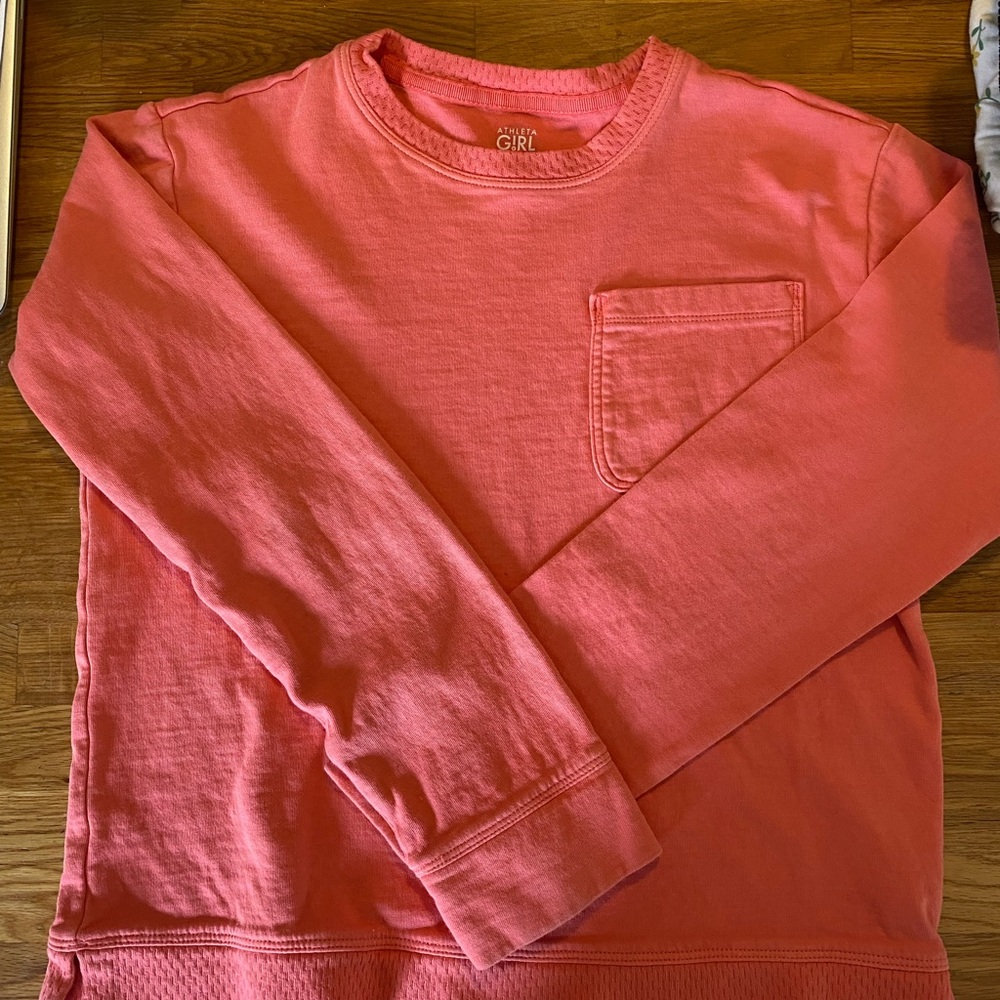 Athletes Coral Crewneck Sweatshirt